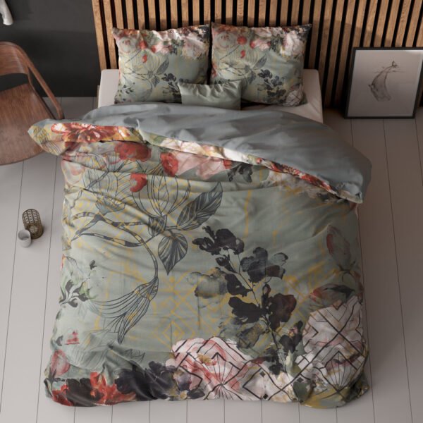 Dekbedovertrek Triangle Nature Groen