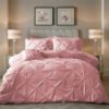 Dekbedovertrek Velvet Pintuck Roze