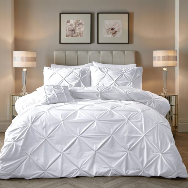 Dekbedovertrek Velvet Pintuck Wit