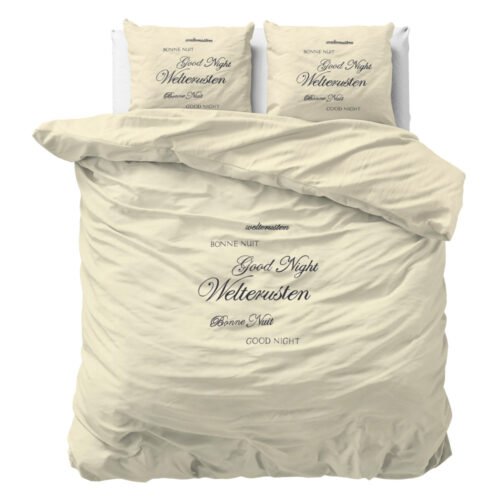 Dekbedovertrek Welterusten Crème