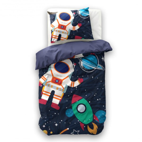 Dekbedovertrek Space man 2 Blauw