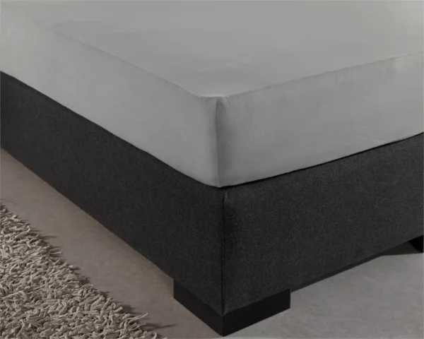 Hoeslaken DubbelJersey Grijs