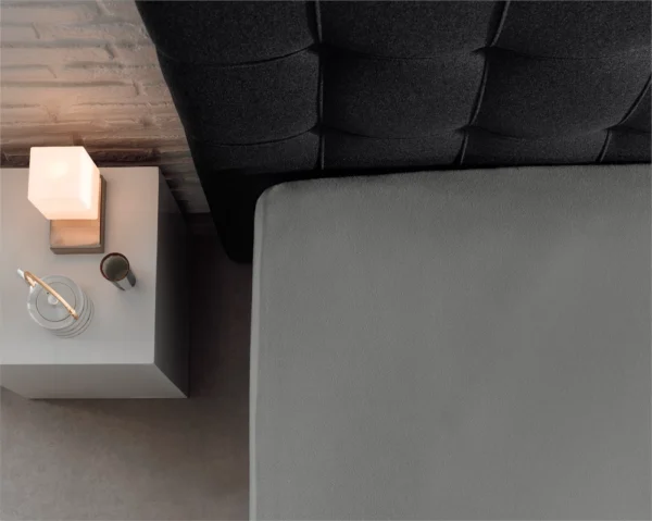 Hoeslaken DubbelJersey Grijs