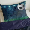 Dekbedovertrek Live football Blauw