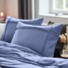 Dekbedovertrek Washed Tufted Blauw