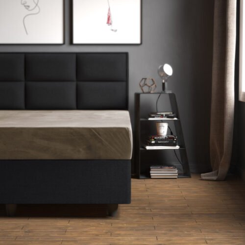 Hoeslaken Velvet Taupe/Grijs