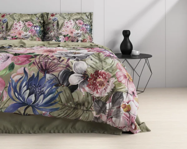 Aurelie Groen 1 Dekbedovertrek Aurelie Groen