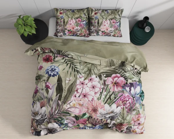 Aurelie Groen 3 Dekbedovertrek Aurelie Groen