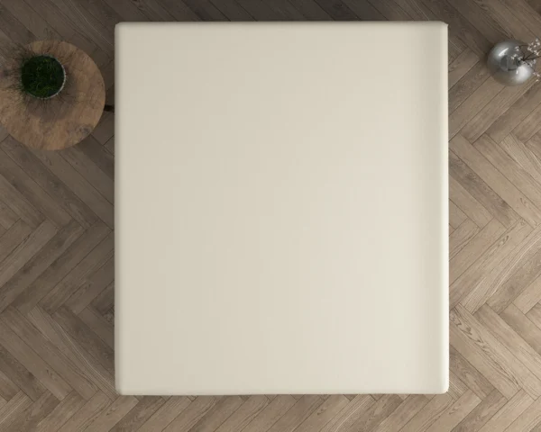 Hoeslaken Topper Dubbel Jersey Creme