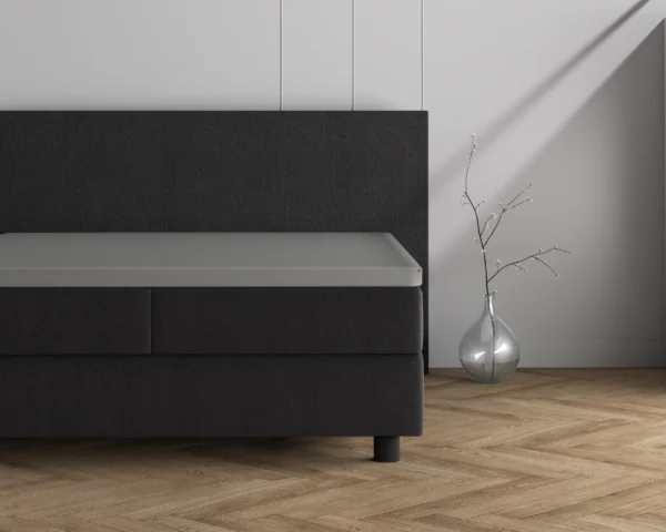 Hoeslaken Topper Dubbel Jersey Grijs