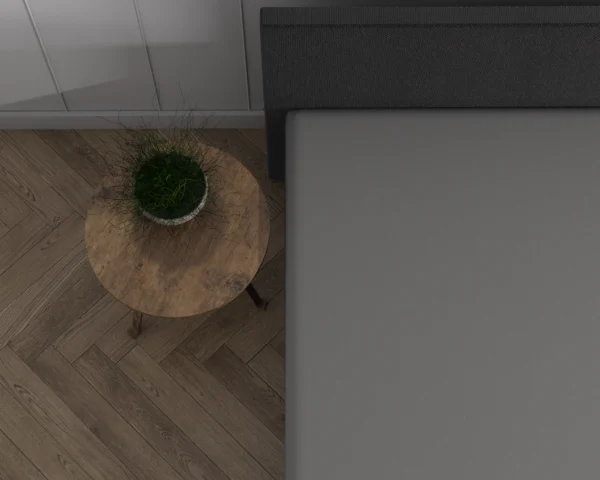 Hoeslaken Topper Dubbel Jersey Grijs