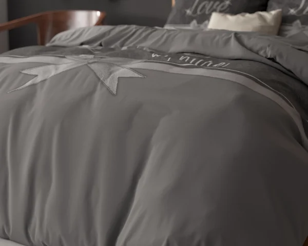 Dekbedovertrek Pure Love Grijs