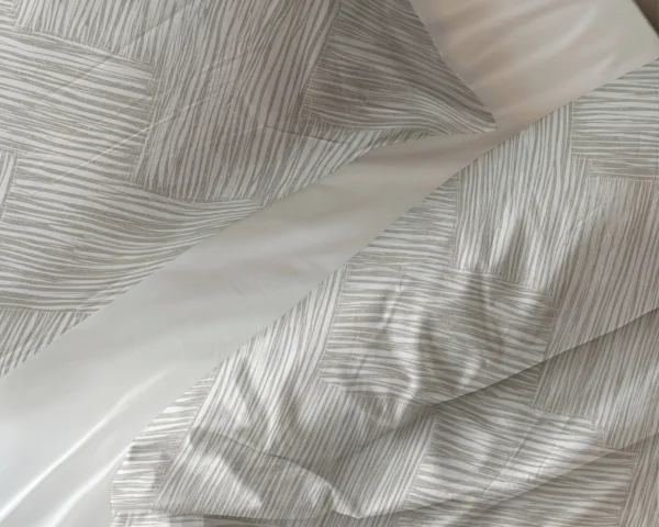 Dekbedovertrek Rattan Zilvergrijs