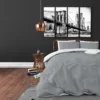 Dekbedovertrek Twin Face Wit/Grijs