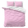 Dekbedovertrek Twin Face Roze/Wit