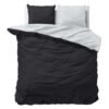 Dekbedovertrek Twin Face Wit/Zwart