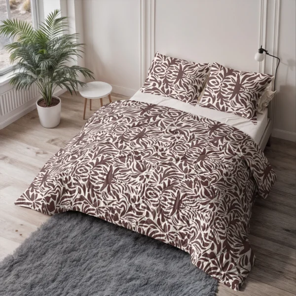 Denzo Lazy Dekbed Rood:Bruin
