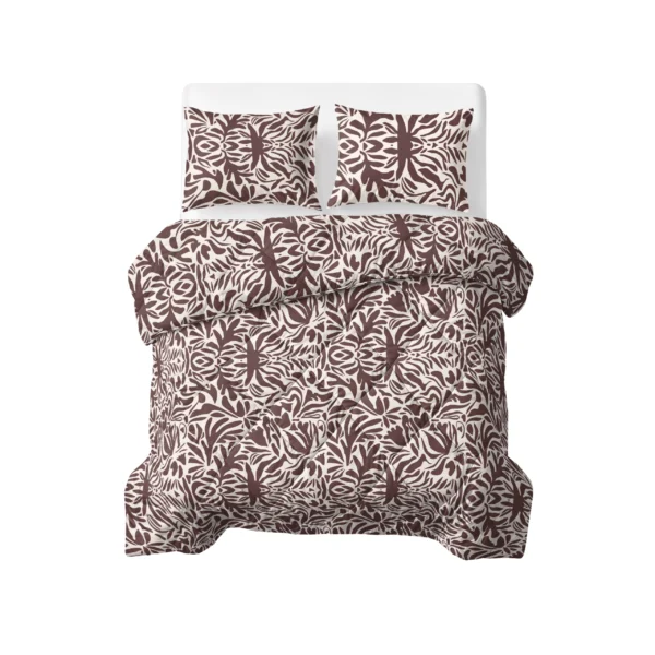 Denzo Lazy Dekbed Rood:Bruin