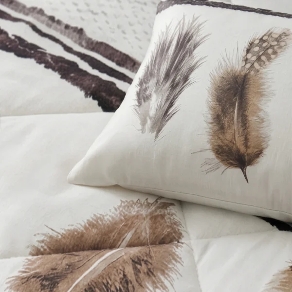 Lazy Dekbed Feathers Zand
