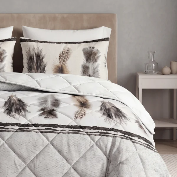 Lazy Dekbed Feathers Zand