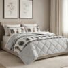 lazy dekbed feathers zand met kussenslopen