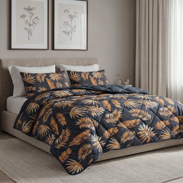 lazy dekbed luisa zwart met kussenslopen
