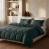 Stone Washed Donker Groen